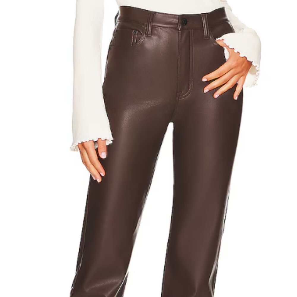 Pistola - Cassie Super High Rise Straight Pant - 25 - Coffee Bean